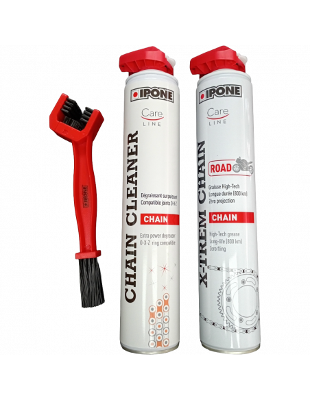 KIT LIMPIADOR DE CADENA PACK CHAIN ROAD IPONE