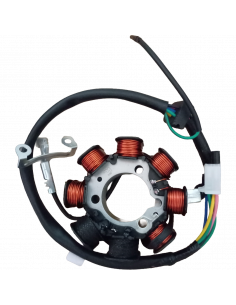 BOBINA DE MAGNETO 8 MODULOS 3 HUECOS 6 PIN 1 CABLE