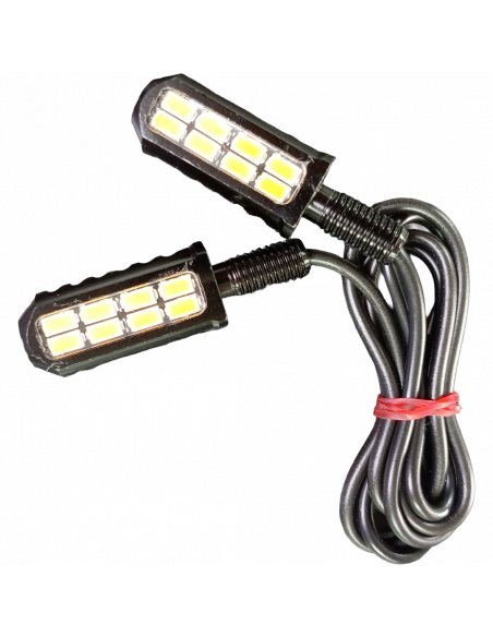 GUIA DIRECCIONAL LED ALUMINIO XR-007 NEGRO XURI