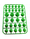 TAPITA PERNO PLASTICA MODELO 2 VERDE 5 SOBRES XURI