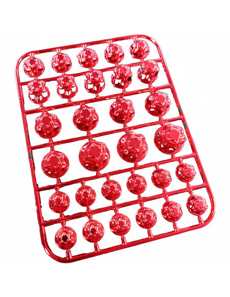 TAPITA PERNO PLASTICA MODELO 2 ROJO 5 SOBRES XURI