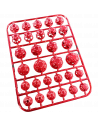 TAPITA PERNO PLASTICA MODELO 2 ROJO 5 SOBRES XURI