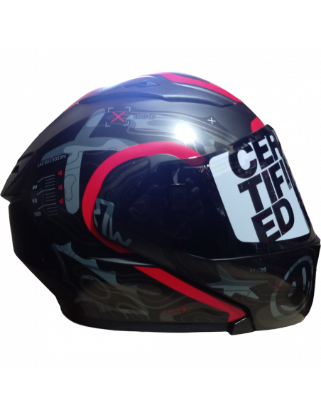 CASCO ABATIBLE 3130DV SCALE N.M GR.OS/RJ. VISOR SM - L