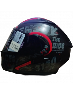 CASCO ABATIBLE 3130DV SCALE N.M GR.OS/RJ. VISOR SM - L 2