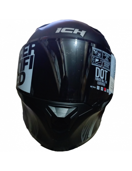 CASCO ABATIBLE 3120DV NEGR.GRIS OSC. VISOR SMOKE - L