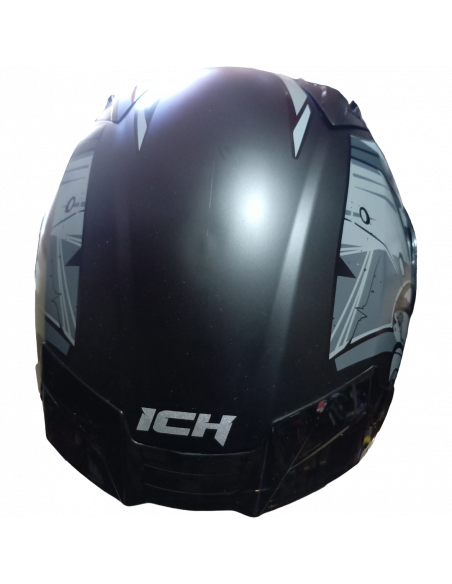 CASCO ABATIBLE 3120DV NEGR.GRIS OSC. VISOR SMOKE - L