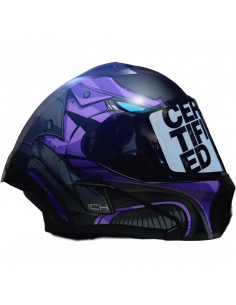 CASCO ABATIBLE 3120DV NEGR GRIS.OS VISOR SMOKE - M