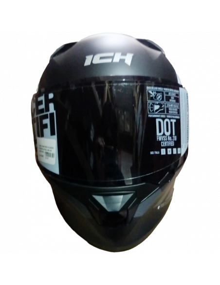 CASCO ABATIBLE 3120DV NEGR BL VISOR SMOKE - L ICH