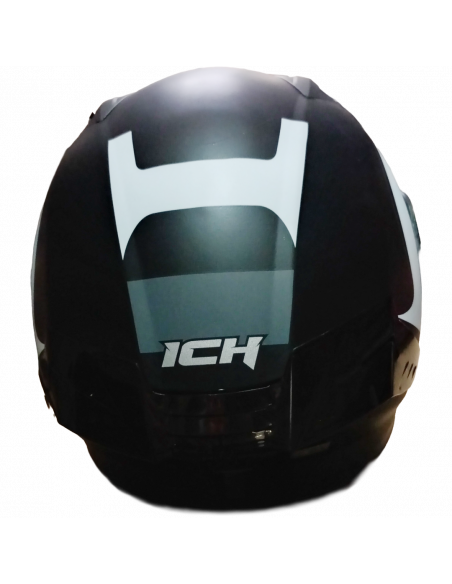 CASCO ABATIBLE 3120DV NEGR BL VISOR SMOKE - L ICH