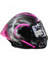 CASCO ABATIBLE 3130DV NEGR GRIS FUX VISOR SMOKE - M