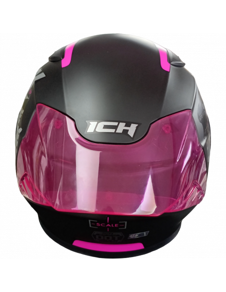 CASCO ABATIBLE 3130DV NEGR GRIS FUX VISOR SMOKE - M