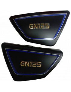 TAPA LATERAL GN125 NEGRO MATE XURI PREMIUM