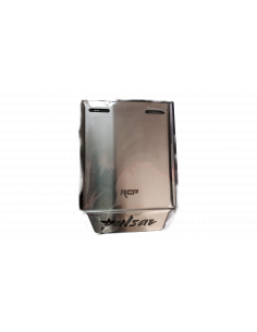 PORTA PLACA ACERO INOXIDABLE 2