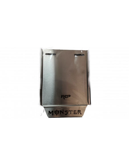 PORTA PLACA ACERO INOXIDABLE