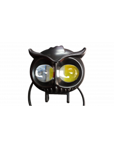 FOCO BUHO 2 LED NEGRO