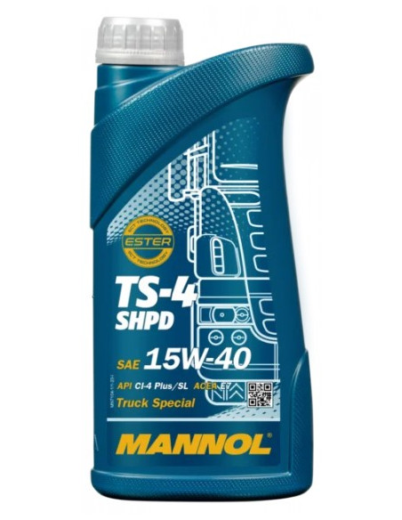 ACEITE 15W40 DIESEL TS-4 SHPD MANNOL