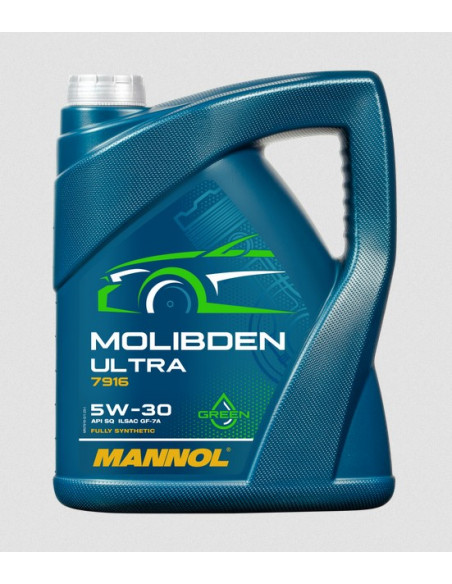 ACEITE 5W30 MOLIBDEN GREEN ULTRA MANNOL