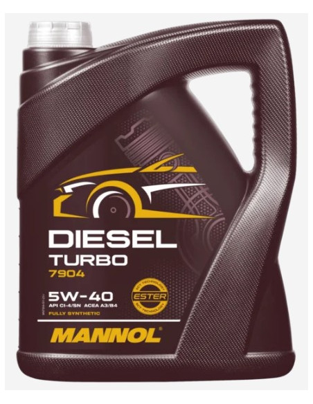 ACEITE 5W40 DIESEL TURBO MANNOL