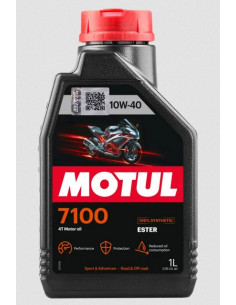 ACEITE 4T 10W40 7100 FULL SINTETICO LT MOTUL
