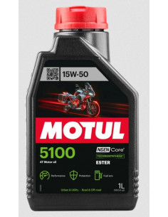 ACEITE 4T 15W50 5100 SEMI SINTETICO LT MOTUL