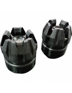 CUBRE EJE ALUMINIO XR-C2 NEGRO XURI
