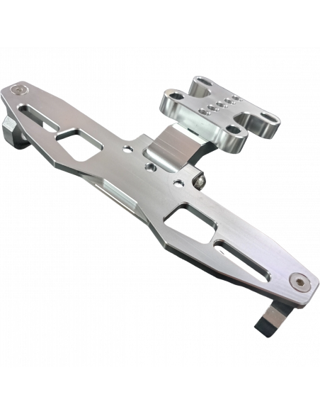 PORTA PLACA ALUMINIO GRADUABLE C/LUZ XURI