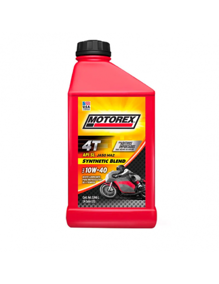 ACEITE 4T 10W40 SEMI SINTETICO MOTOREX