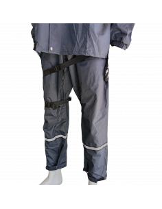 IMPERMEABLE PARA MOTOCICLISTA (2PCS) AZUL XL 2