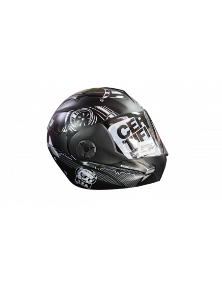 CASCO ABATIBLE 3110DV JDM NEGRO VISOR SM - ICH