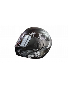 CASCO ABATIBLE 3110DV JDM NEGRO VISOR SM - ICH 2